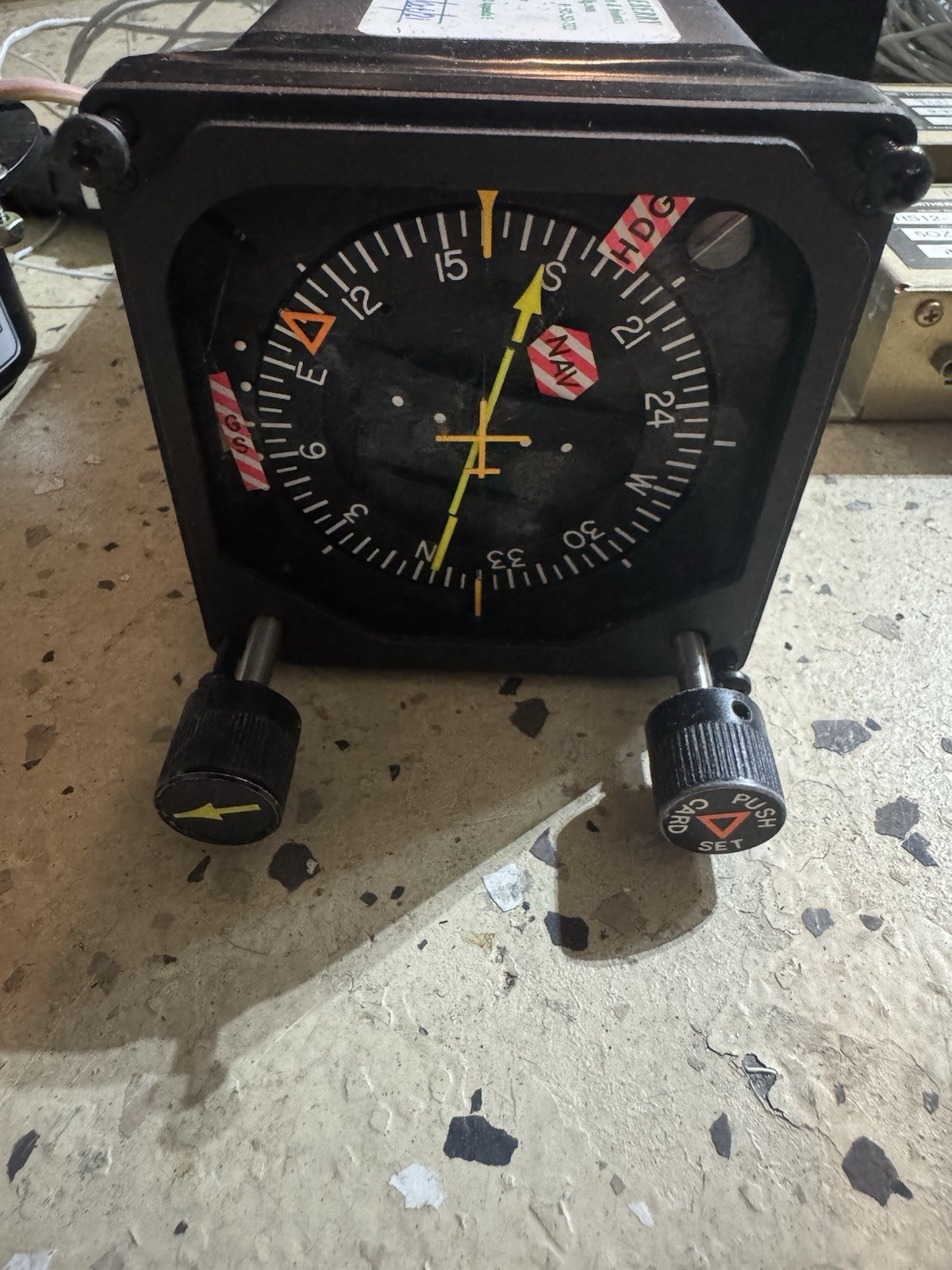 Century HSI Navigation Situation Display NSD1000 P/N 52D189 w/Gyro Slaving Amp
