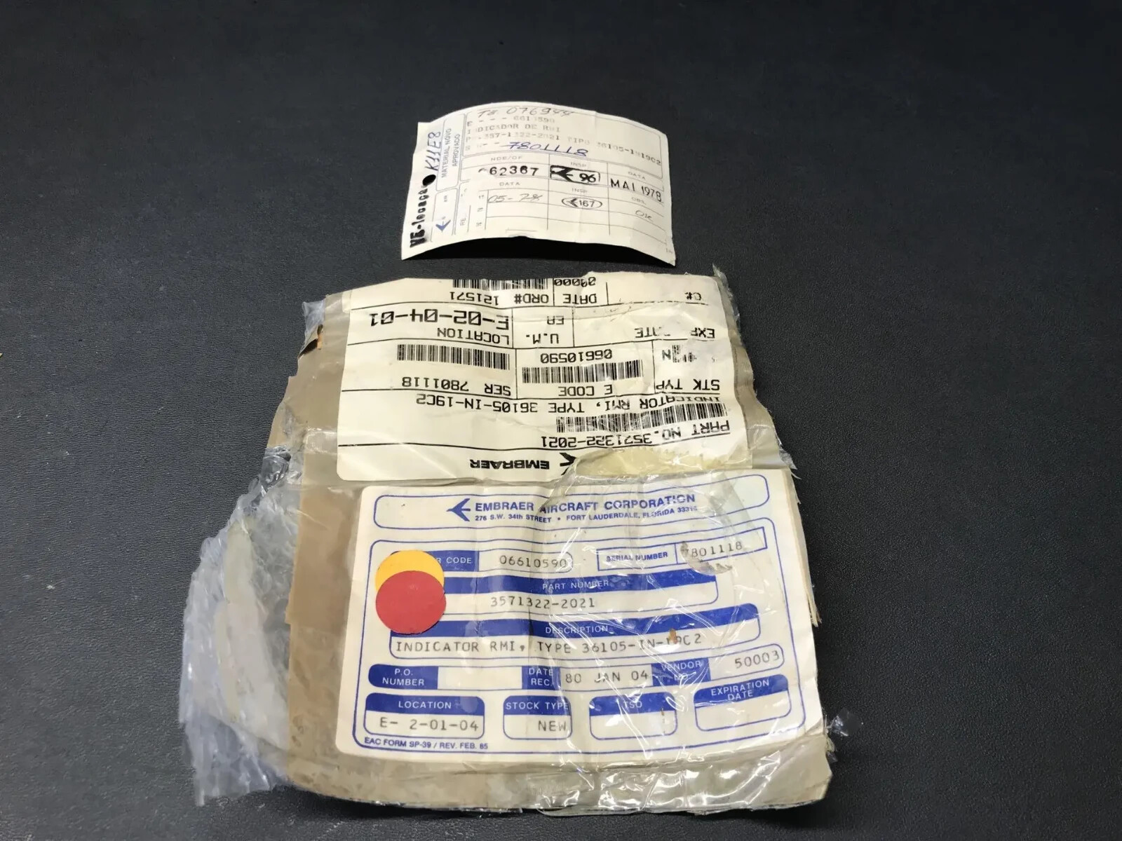 BENDIX 36105-1N-19-02 RADIO MAGNETIC COMPASS INDICATOR 3571322-2021 NEW SURPLUS