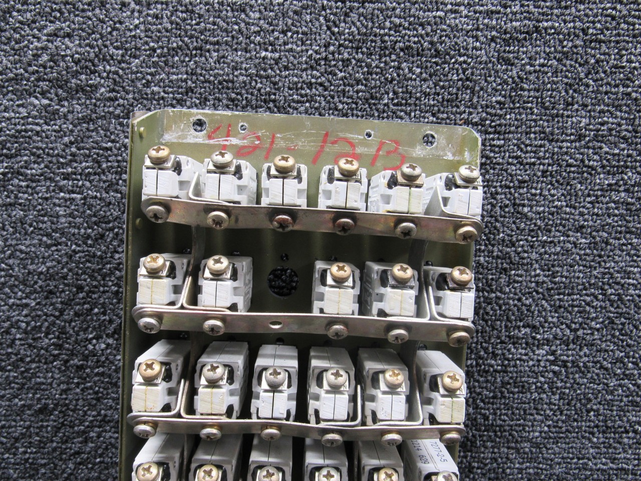 5618029-41 Cessna 421C Upper Center Circuit Breaker Panel Assembly with Breakers