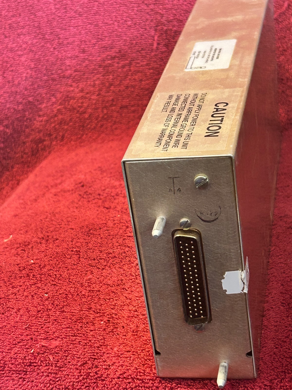 S-TEC 28 VDC AUTOPILOT COMPUTER RFGC P/N 0109 WITH TRAY AND CONNECTOR