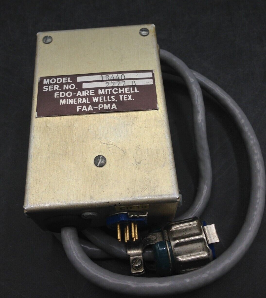 EDO AIRE Mitchell Autopilot Relay Box P/N 1B440