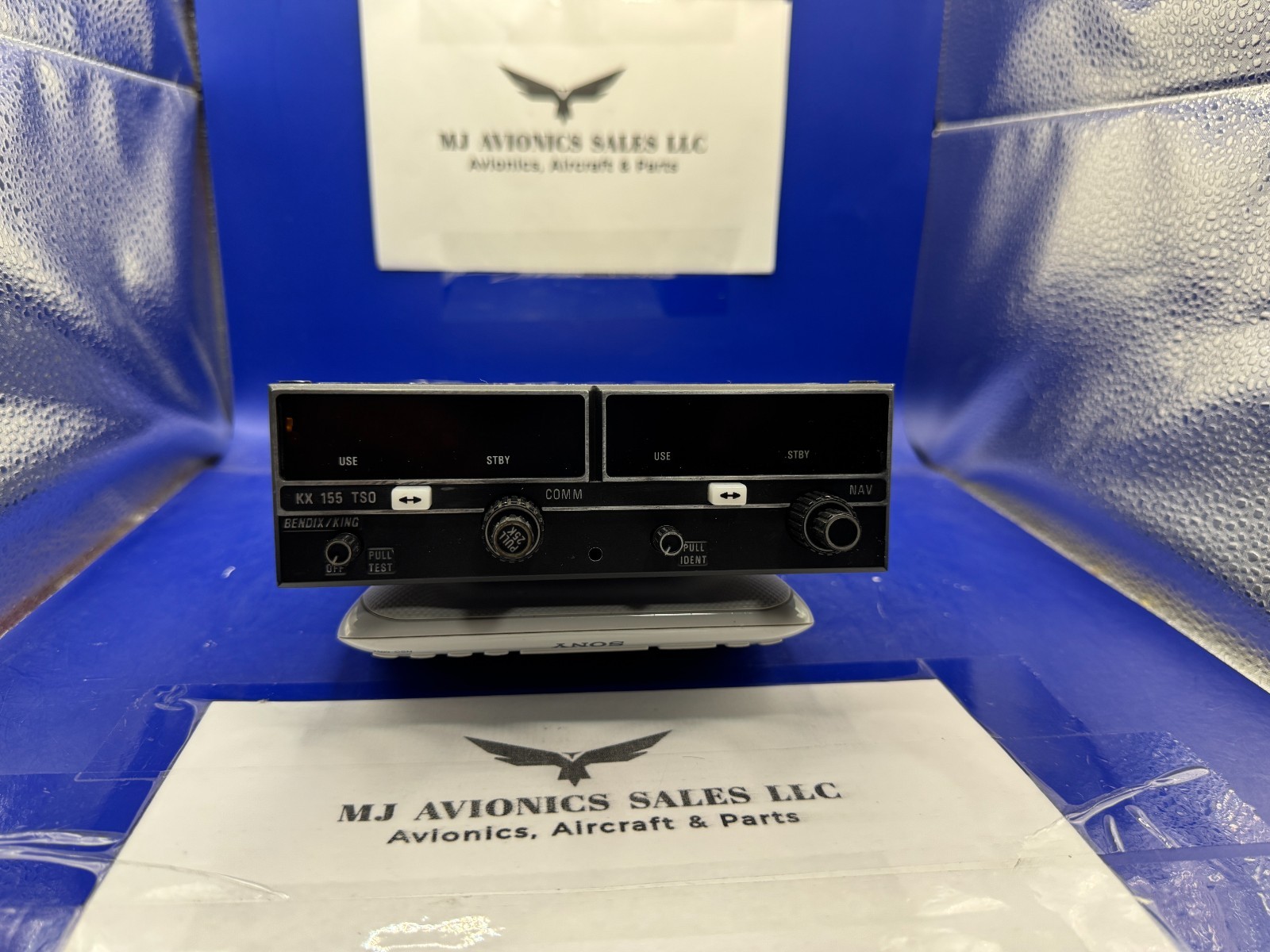 BENDIX/KING KX 155 P/N 069-1024-42 14VDC WITH GLIDE/SLOPE WITH FAA FORM 8130-3