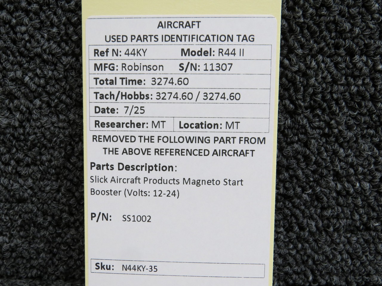 SS1002 Slick Aircraft Products Magneto Start Booster (Volts: 12-24)