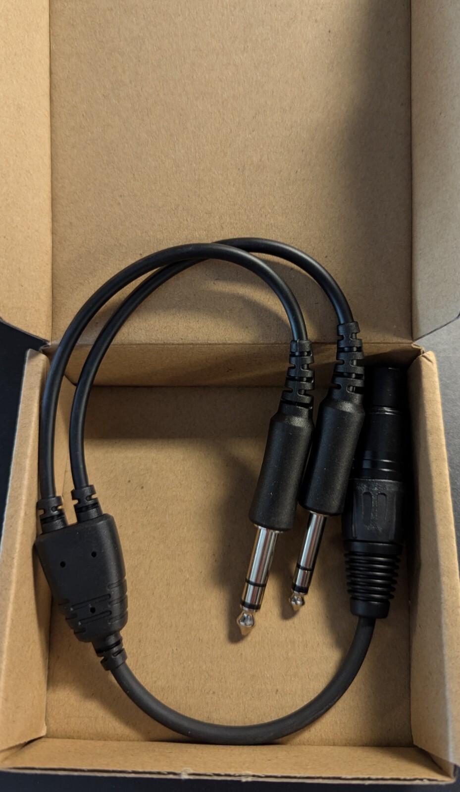 David Clark Helicopter U174 to Dual Plug General Aviation GA Headset Adapter