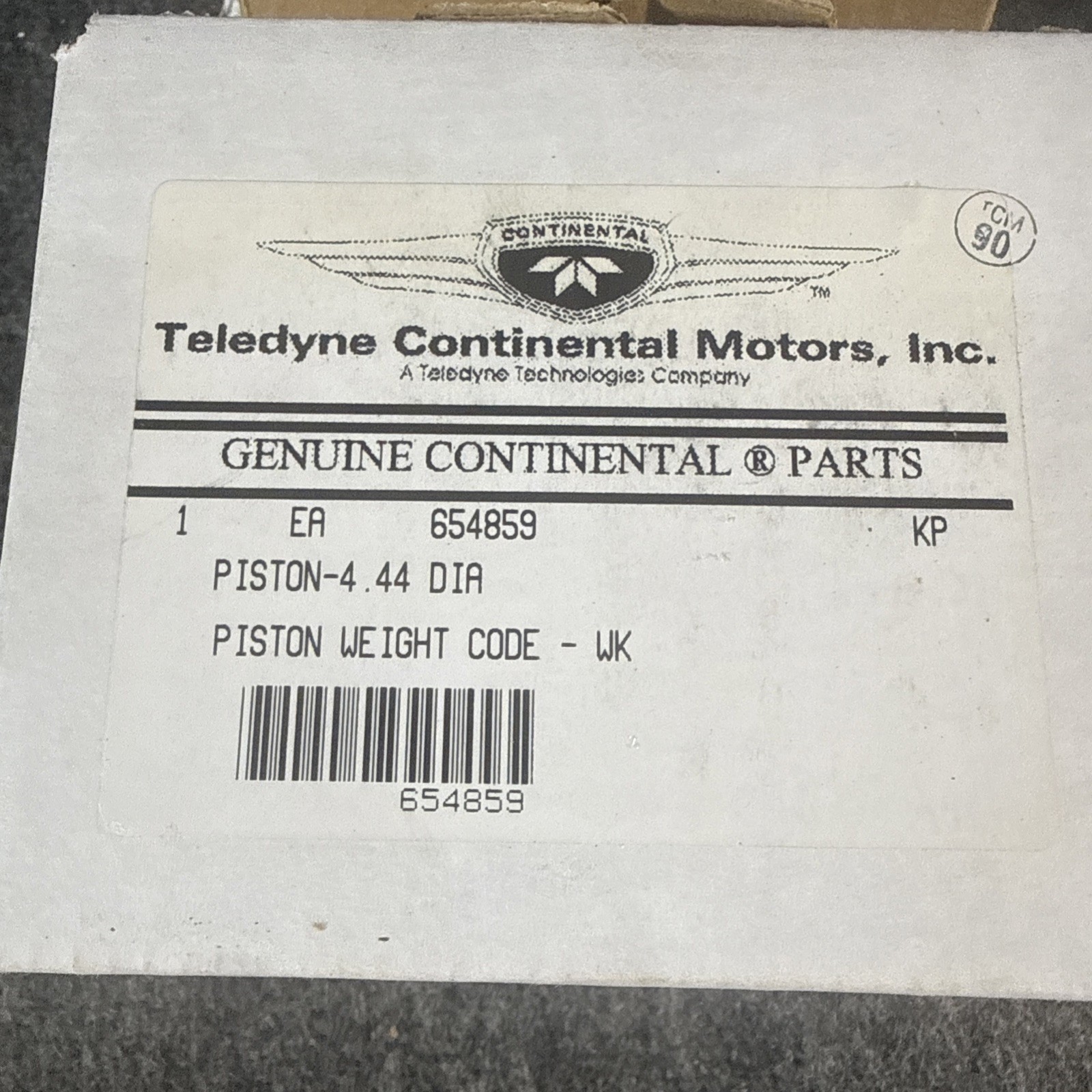 TCM Continental Aircraft Cylinder 655479A8 Overhauled