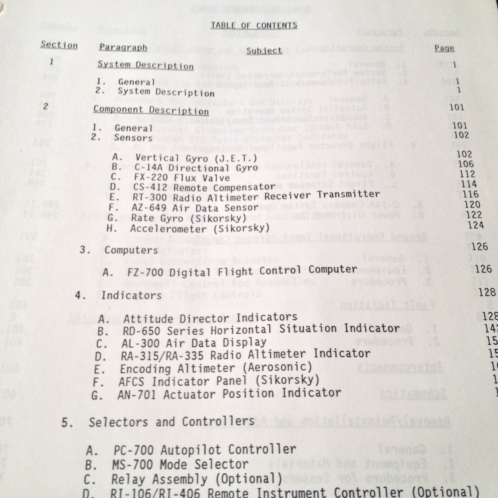 Honeywell SPZ-7000 AFCS in Sikorsky S-76A, S-76B, S-76A Arriel MaintenanceManual