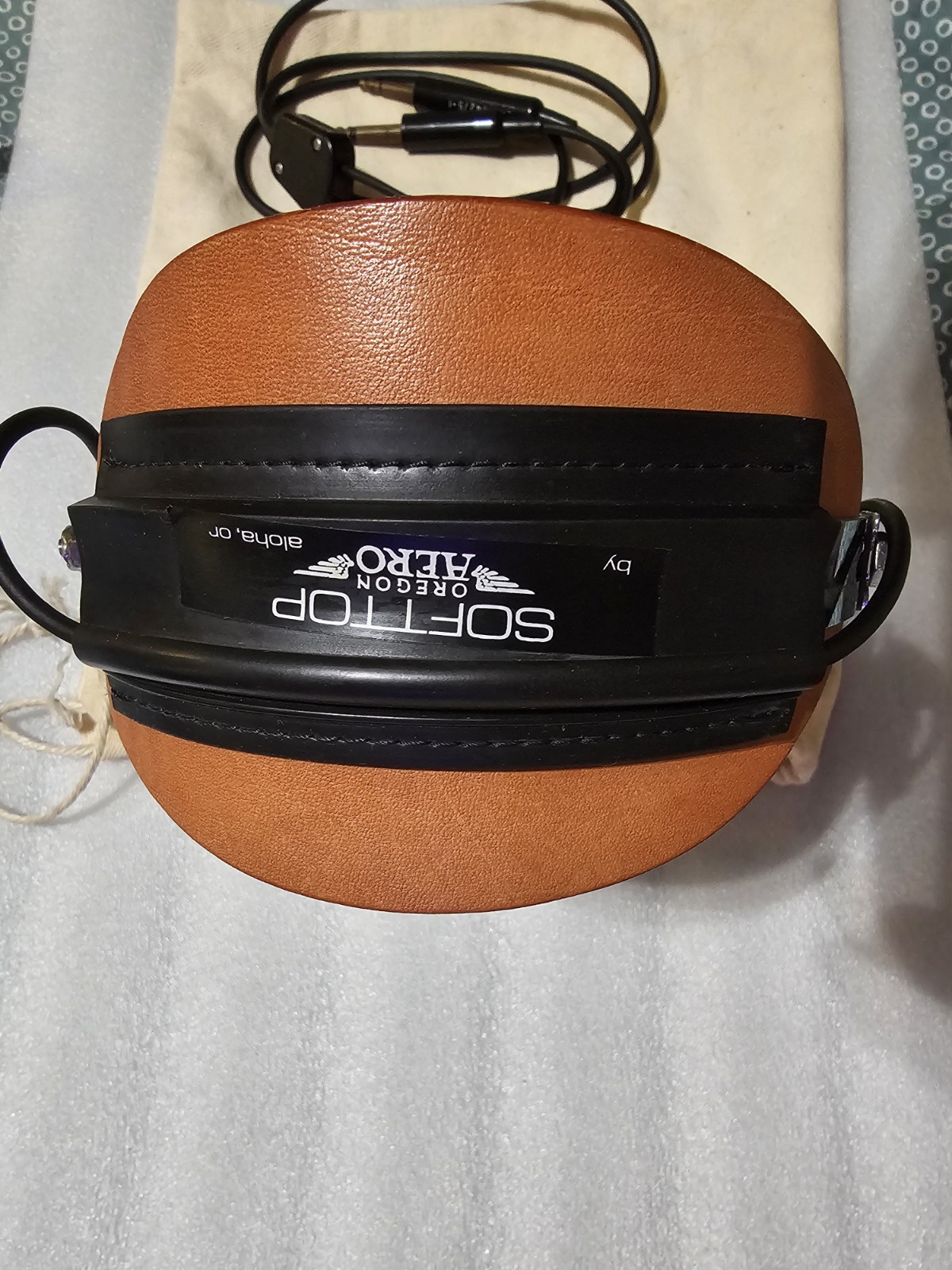 David Clark H10-40 Aviation Pilots Headset M-4 Mic Dual Plug Tested Oregon Aero