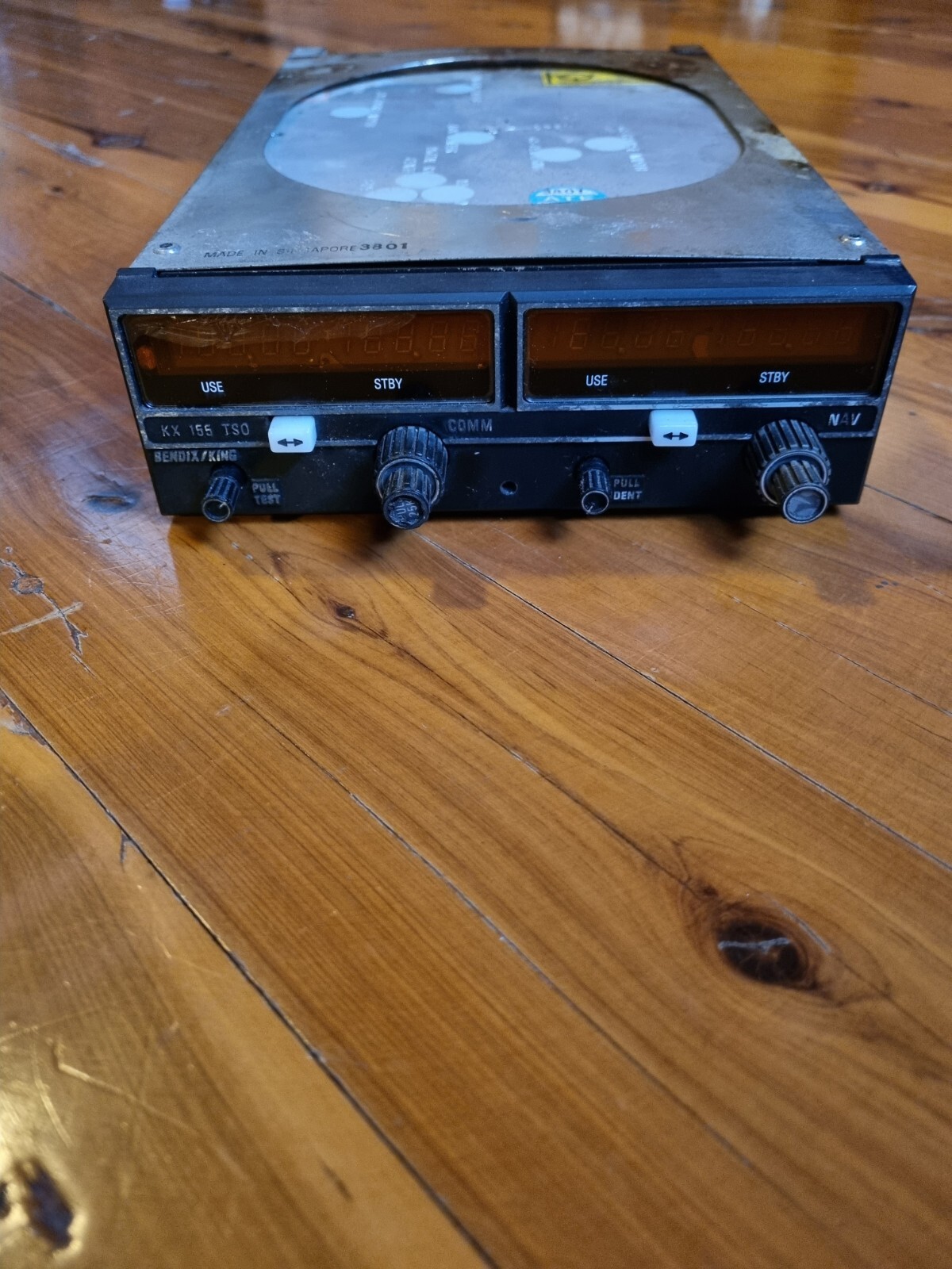 Bendix King KX155 Nav/Com W/Glideslope 14V (PN 069-1024-42) *AS REMOVED*