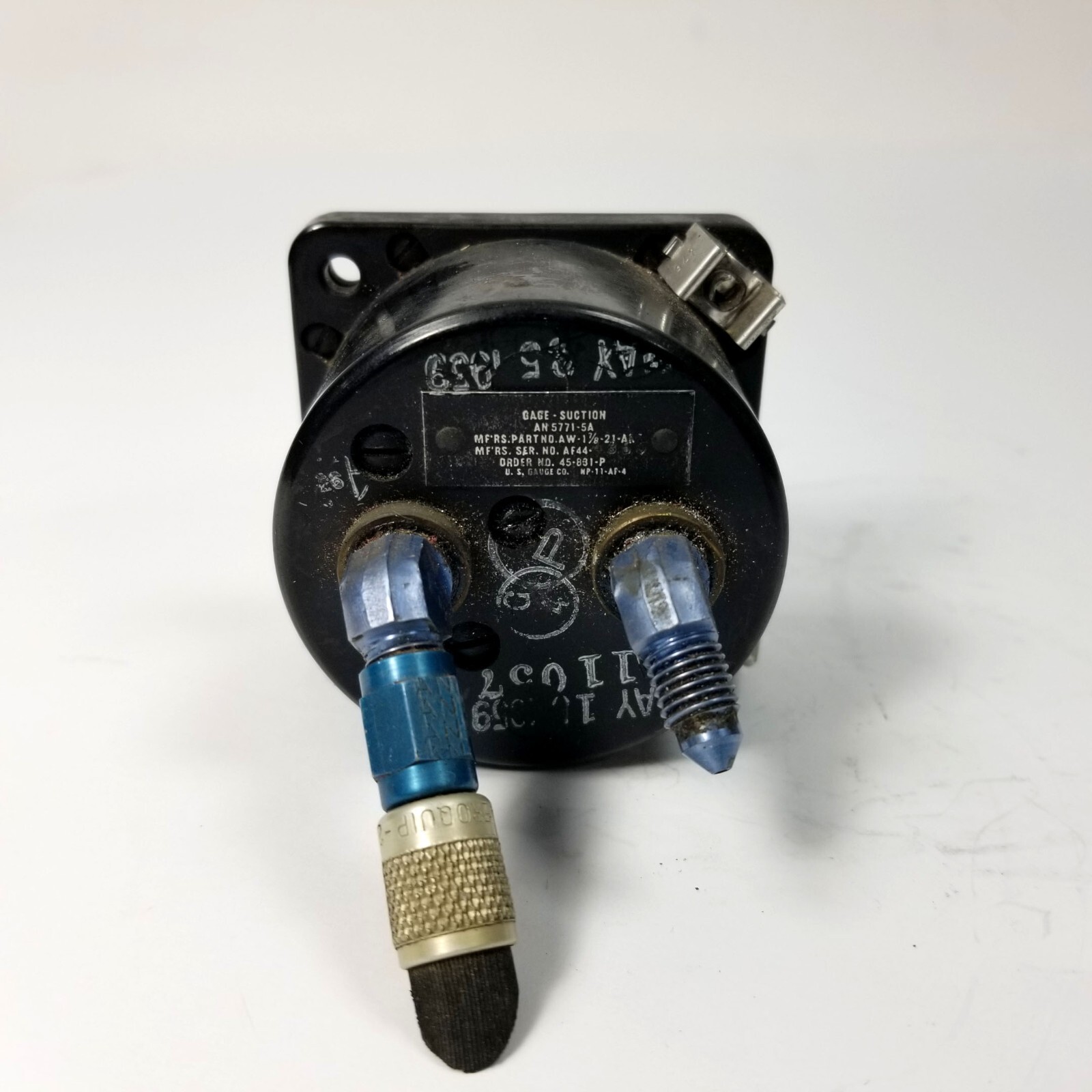 Vintage U.S. Gauge Co. Suction Gauge AN5771-5A