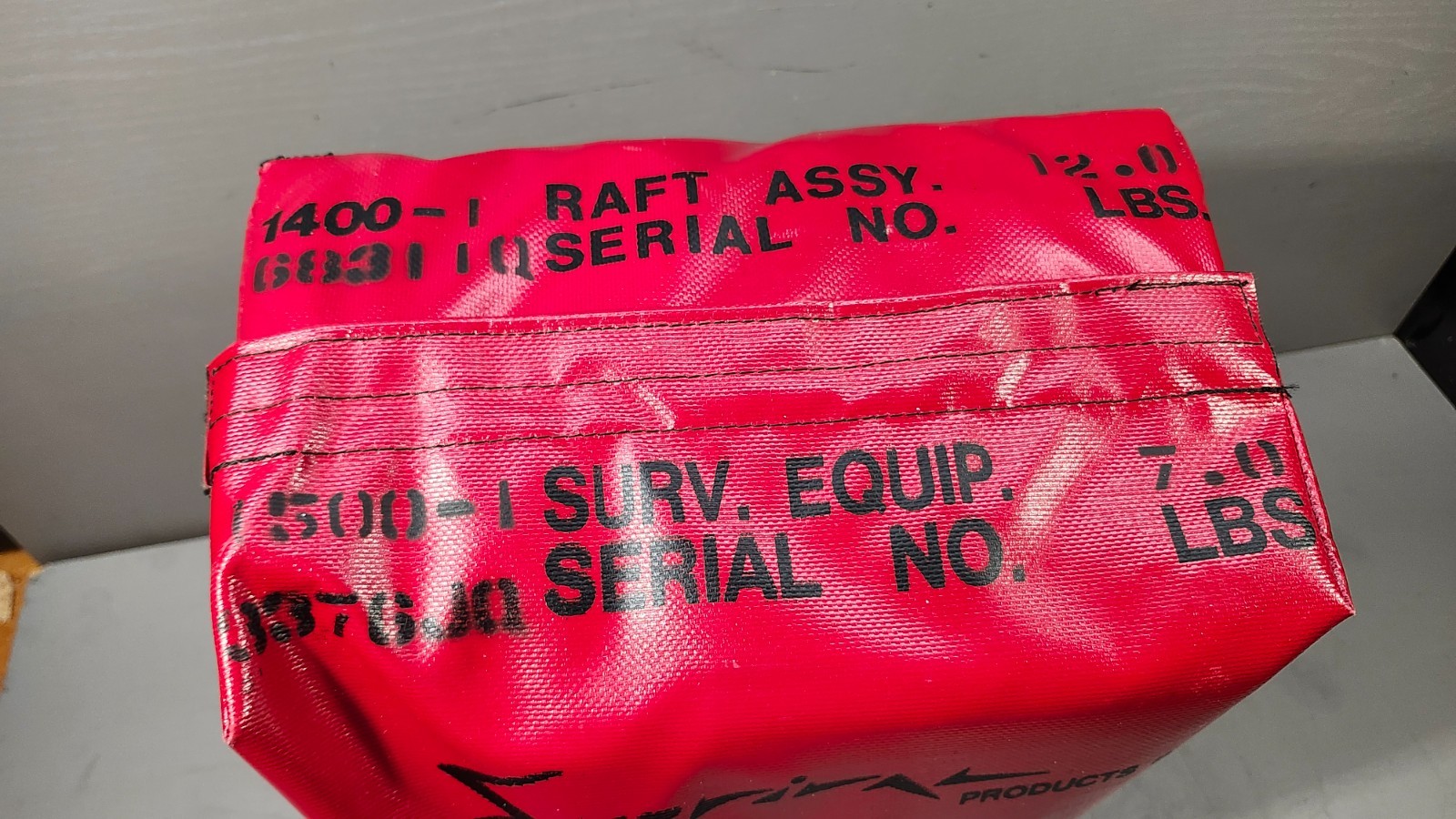 Survival Products Inc. 4 to 6 Person Life Raft 1400-1 & Survival Kit 1500-1