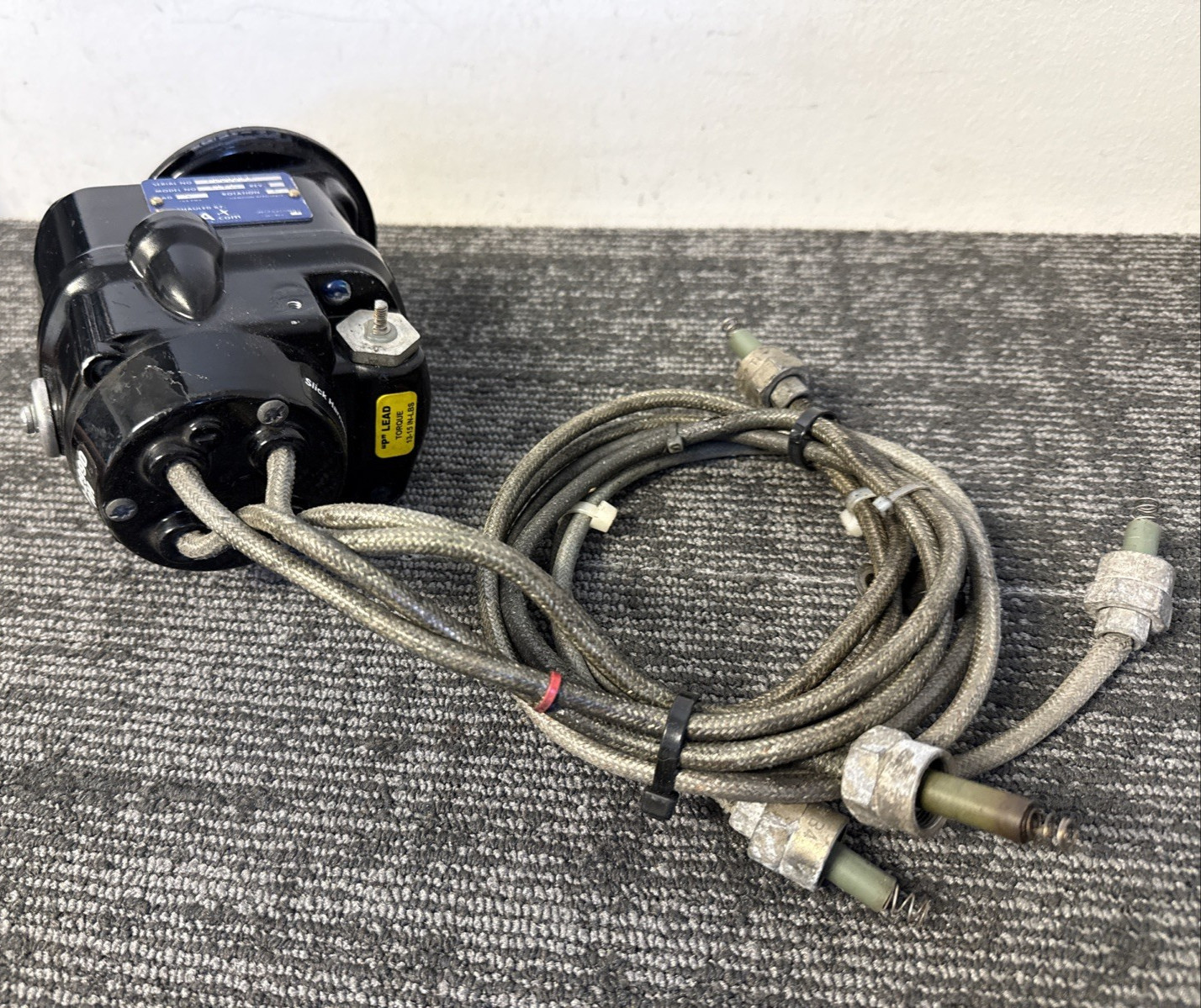 Champion Aerospace Overhauled L/H Slick Magneto w/ Harness & Leads M/N: 4371
