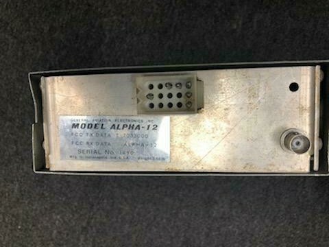 GENAVE ALPHA 12 P/N T-7033000 USED # 12129-1