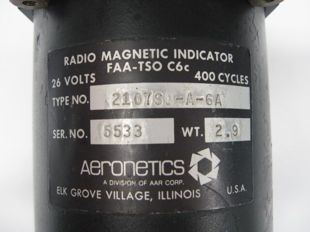 Aeronetics 2107SD-A-6A Radio Magnetic Indicator – With Maintenance Release