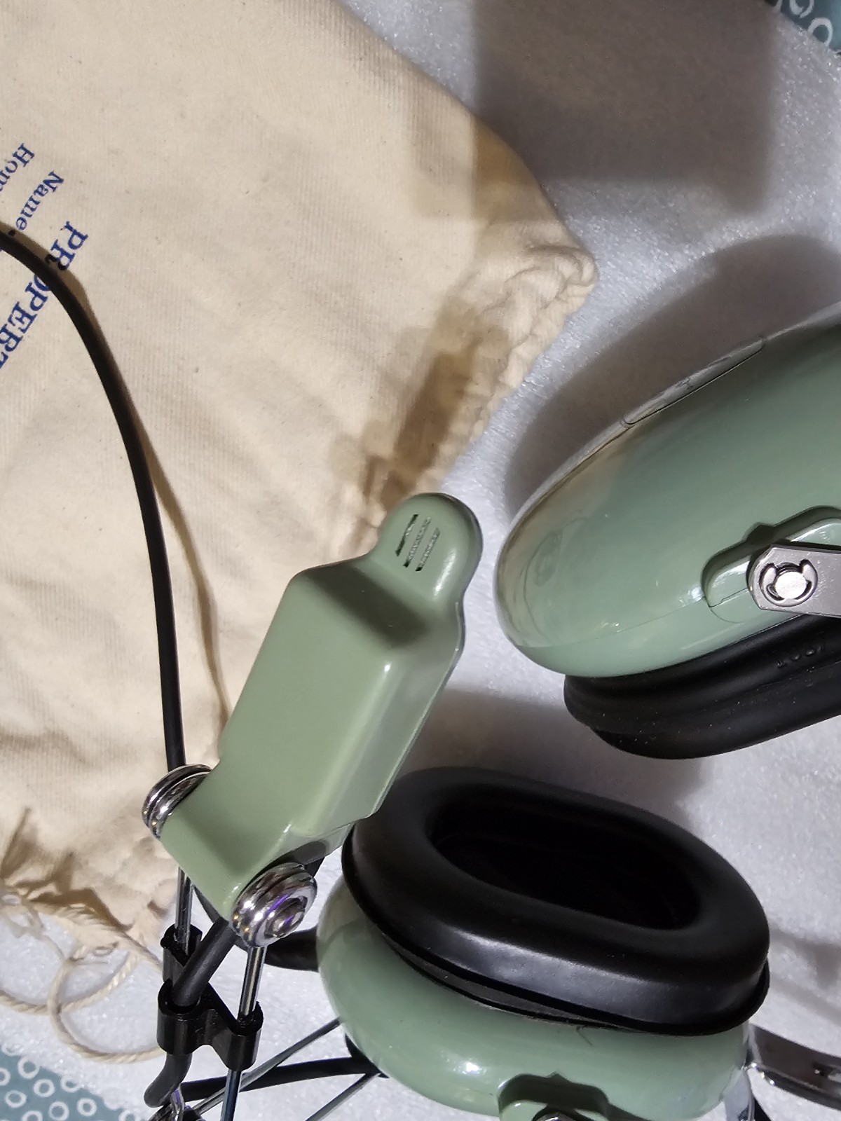 David Clark H10-40 Aviation Pilots Headset M-4 Mic Dual Plug Tested Oregon Aero