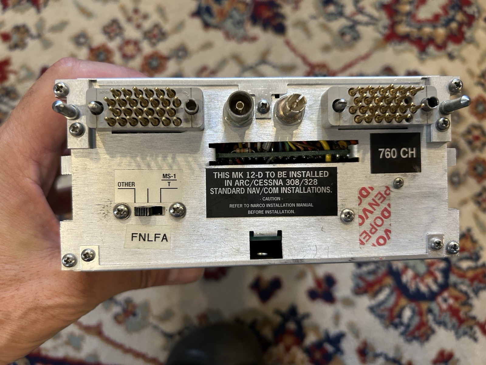 Three narco MK12D Radios For Parts Or Repair