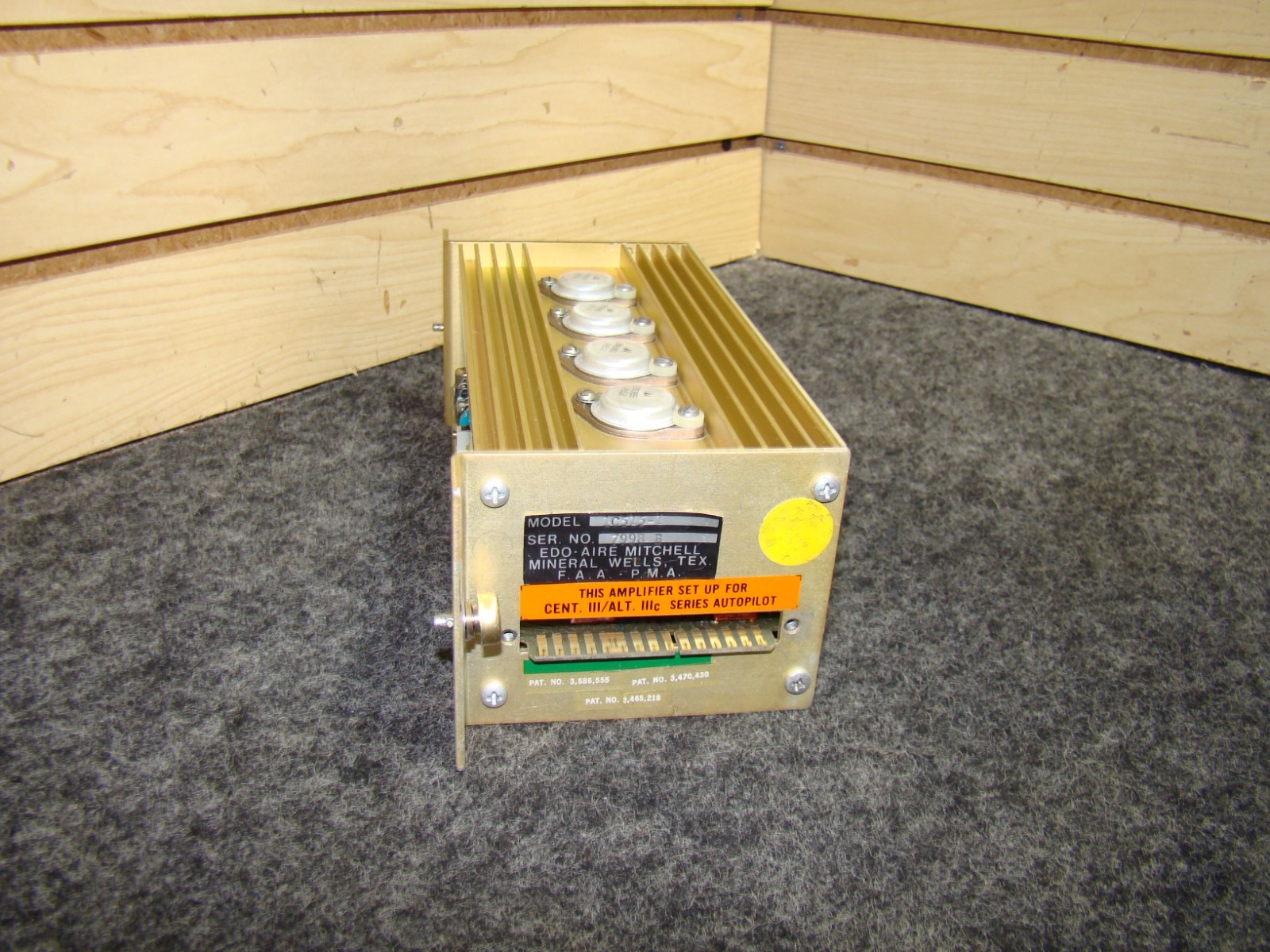 USED EDO-AIRE MITCHELL P/N: 1C515-1 CENTURY AMPLIFIER FOR CENTURY III AUTOPILOT
