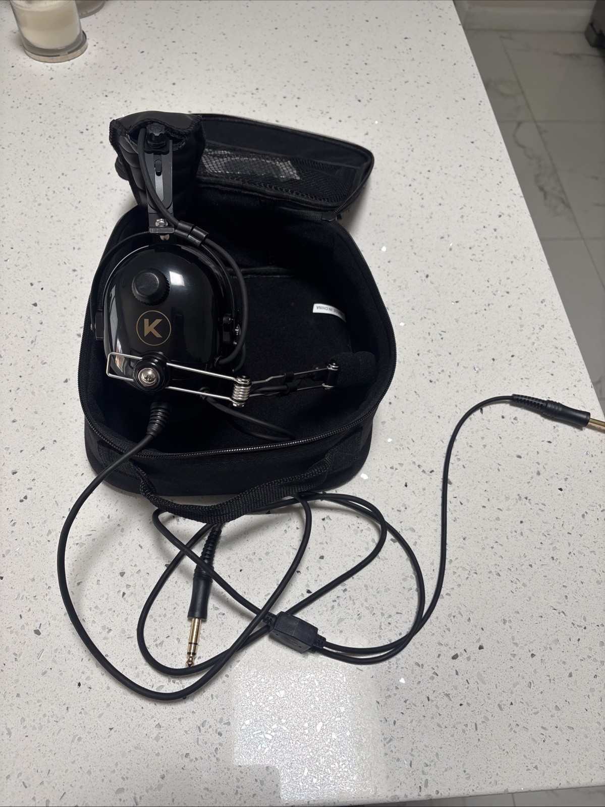 KORE AVIATION KA-1 GENERAL AVIATION HEADSET (MONO & STEREO) WITH HEADSET BAG…