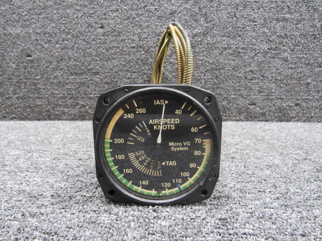 C661045-0313 Cessna 421C True Airspeed Indicator with Probe (40-260 Knots)