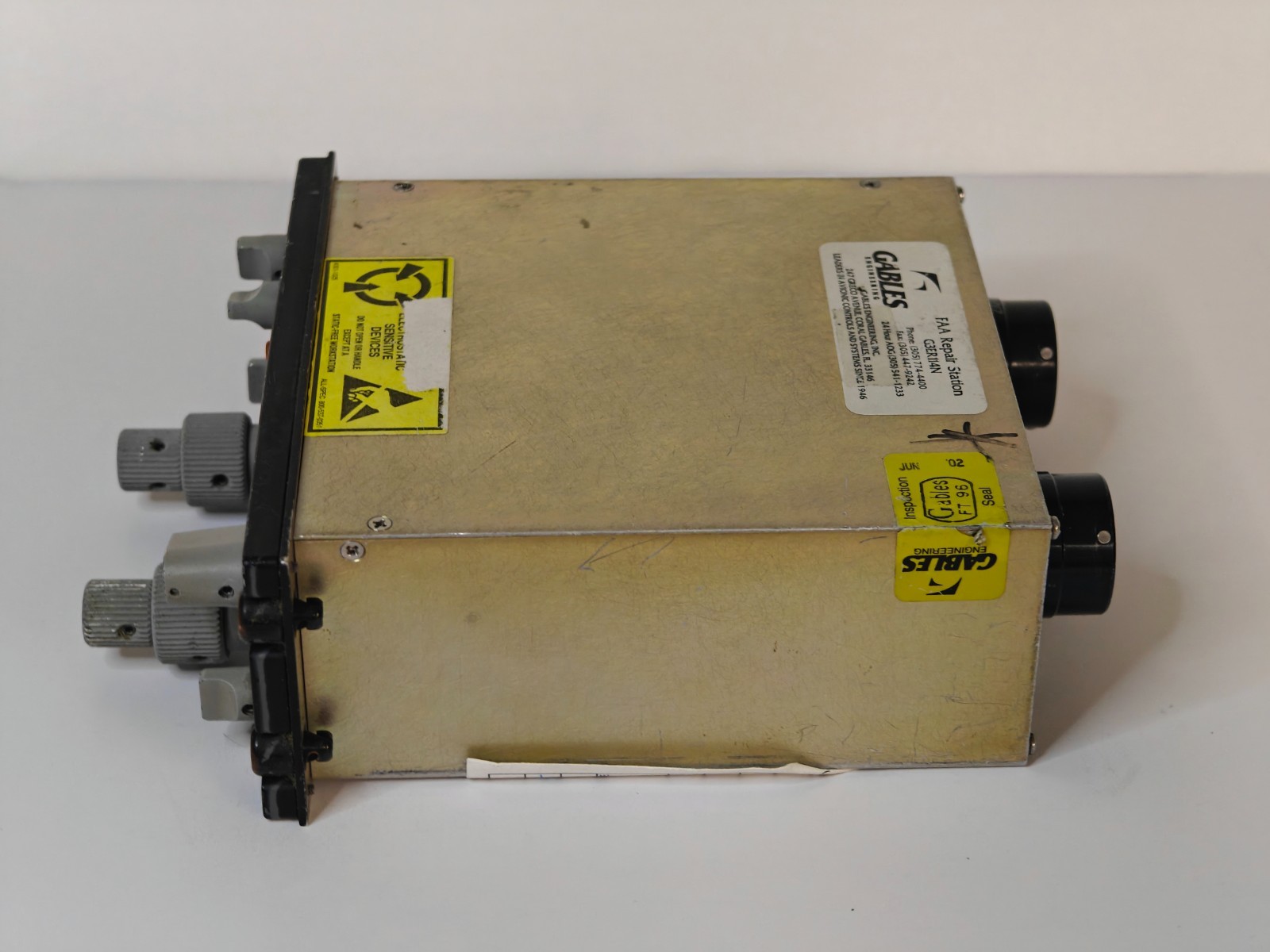Gables G7130-02 XPDR/TCAS Control Head – AS REMOVED