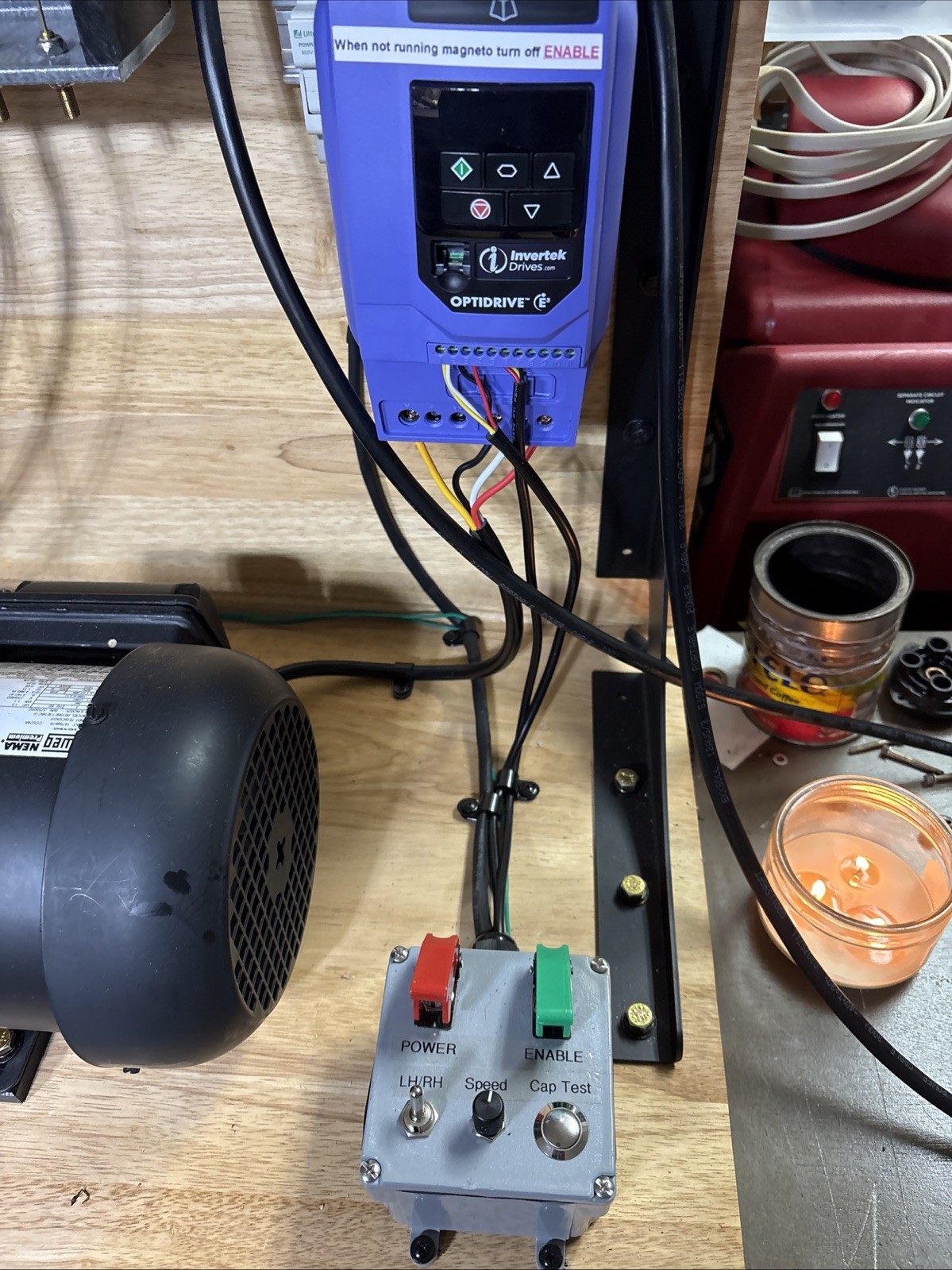 Magneto Test Bench VFD Variable Speed 120V Bendix Slick Lycoming Gear Adapters