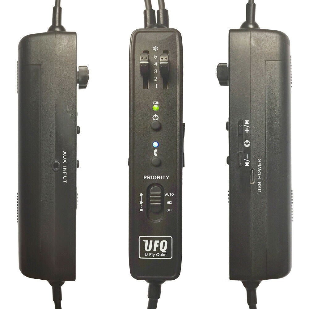 UFQ Bluetooth Aviation Headset ANR UFQ BT A28 a20 ANR USA SHIPPER