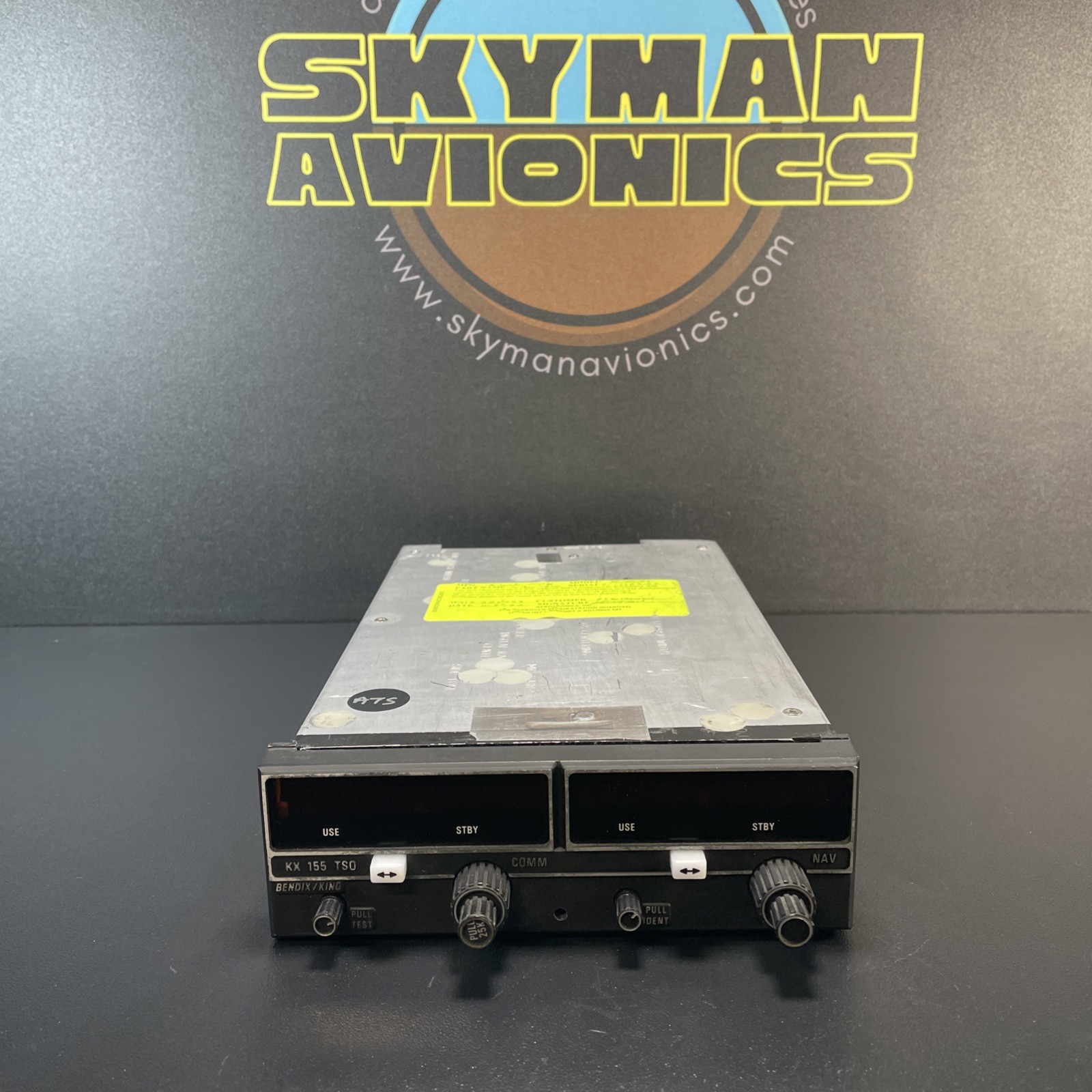 Bendix King KX 155 NAV/COM w/GS – 28V – No Warranty!