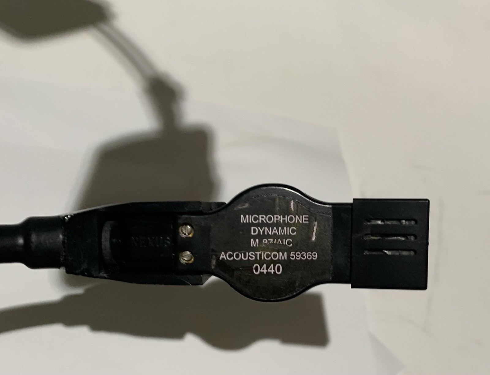 David Clark 40523G-01 Headset with Microphone, Single Ear, UNTESTED