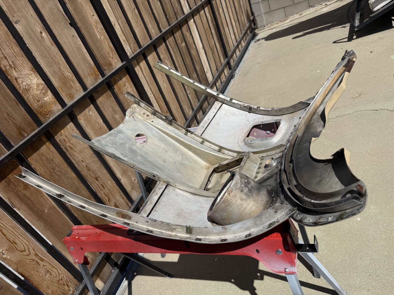 Mooney M20C Lower Engine Cowl with Lasar Cowl Enclose NO Cowl Flaps PN 6380-1