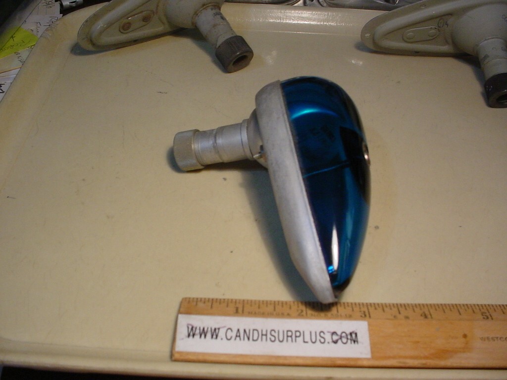 Grimes A-4174 vintage blue recognition light 24vdc