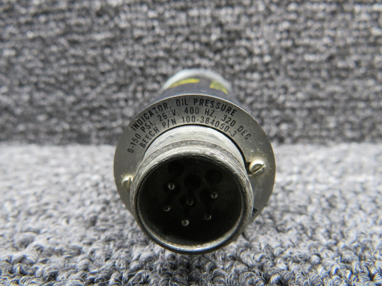 SR-94J (Alt:100-384050-3) U.S. Gauge Oil Pressure Indicator (26V)