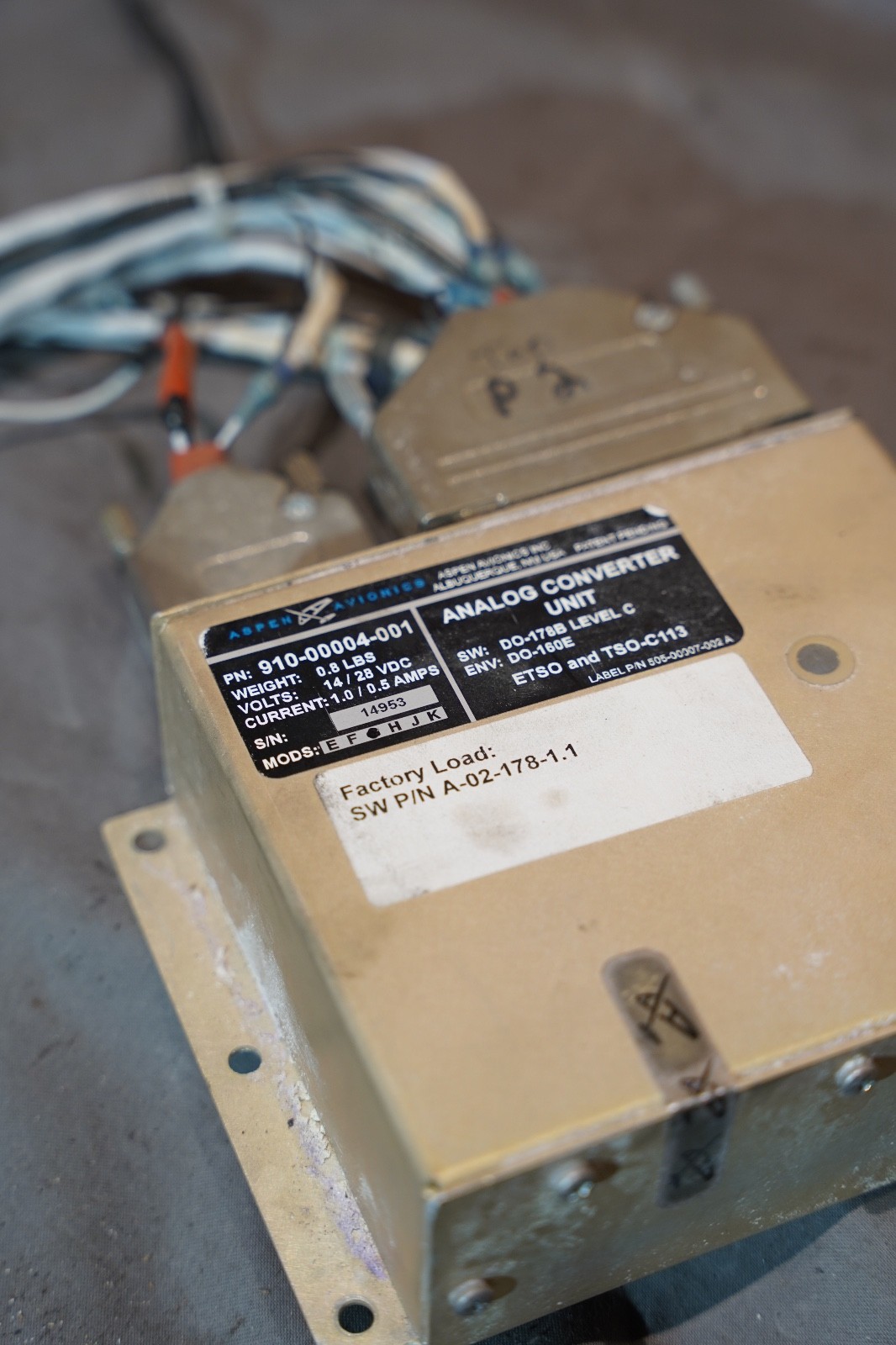 Aspen ACU PN 910-00004-001 With Plugs