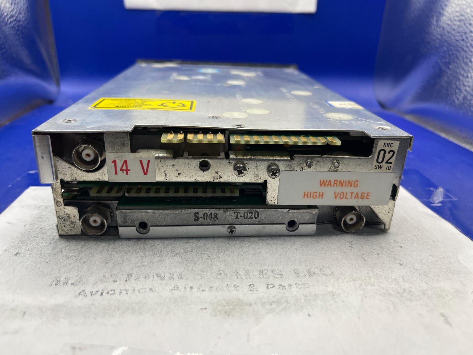 BENDIX/KING KX 155 P/N 069-1024-42 14VDC WITH GLIDE/SLOPE WITH FAA FORM 8130-3