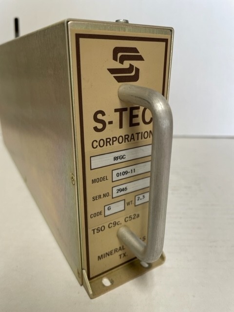 S-Tec Corporation RFGC, Model 0109-11, 28VDC, Used, UNTESTED