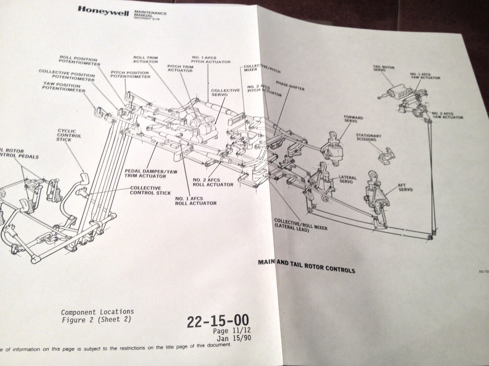 Honeywell SPZ-7000 AFCS in Sikorsky S-76A, S-76B, S-76A Arriel MaintenanceManual