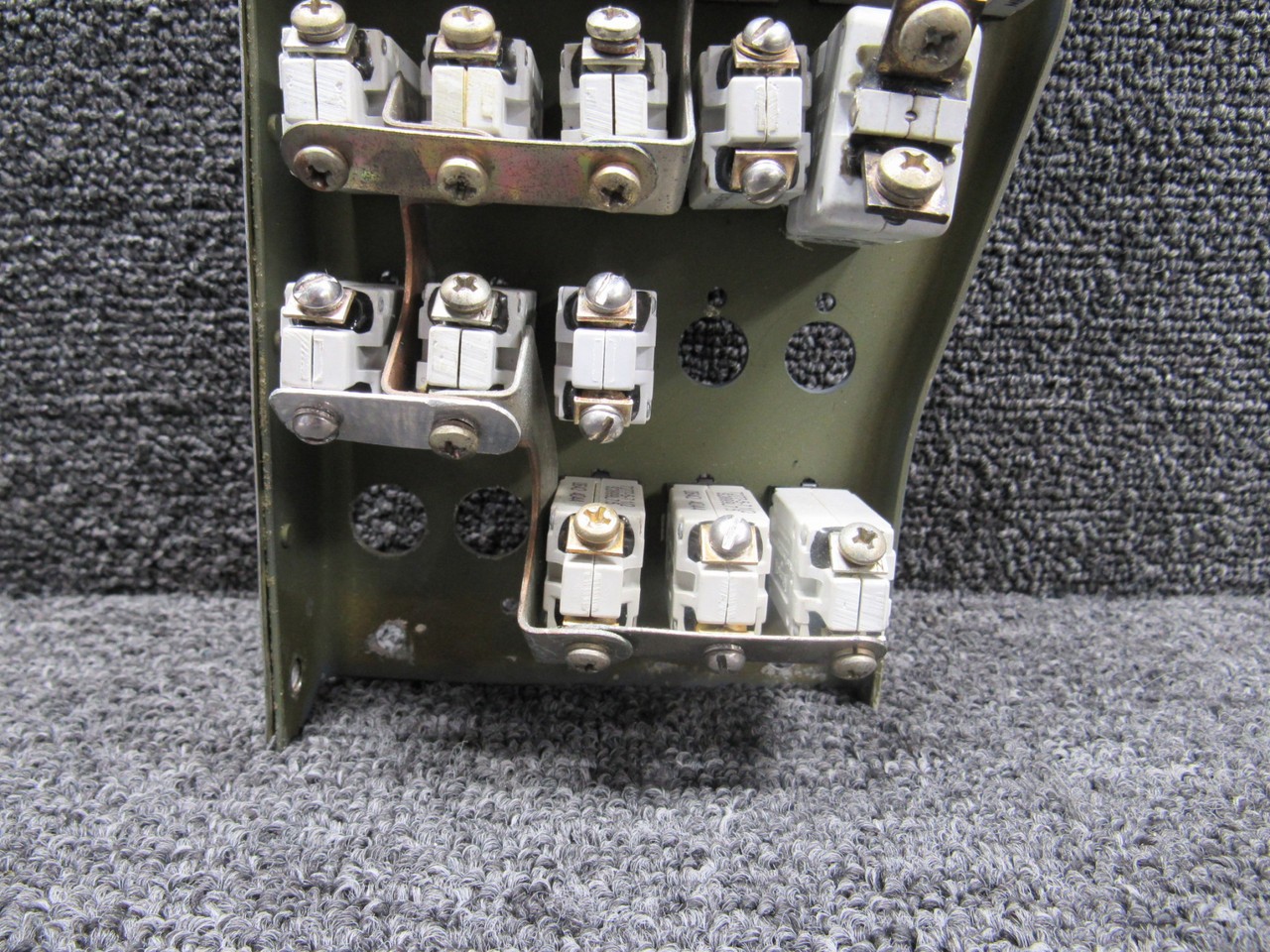 5618029-41 Cessna 421C Upper Center Circuit Breaker Panel Assembly with Breakers