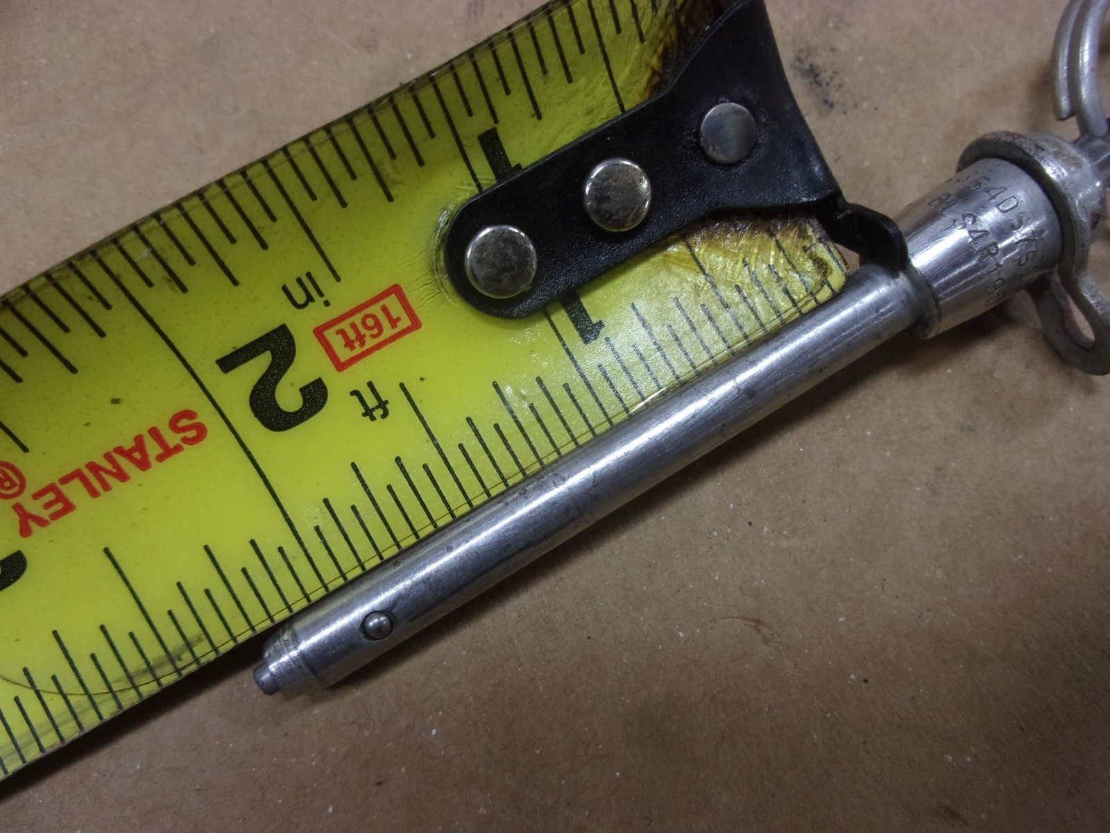 Avdel Quick Release Positive Ball Lock Pin 1/4 x 1 7/8″ Grip Loc Push Pull Easy