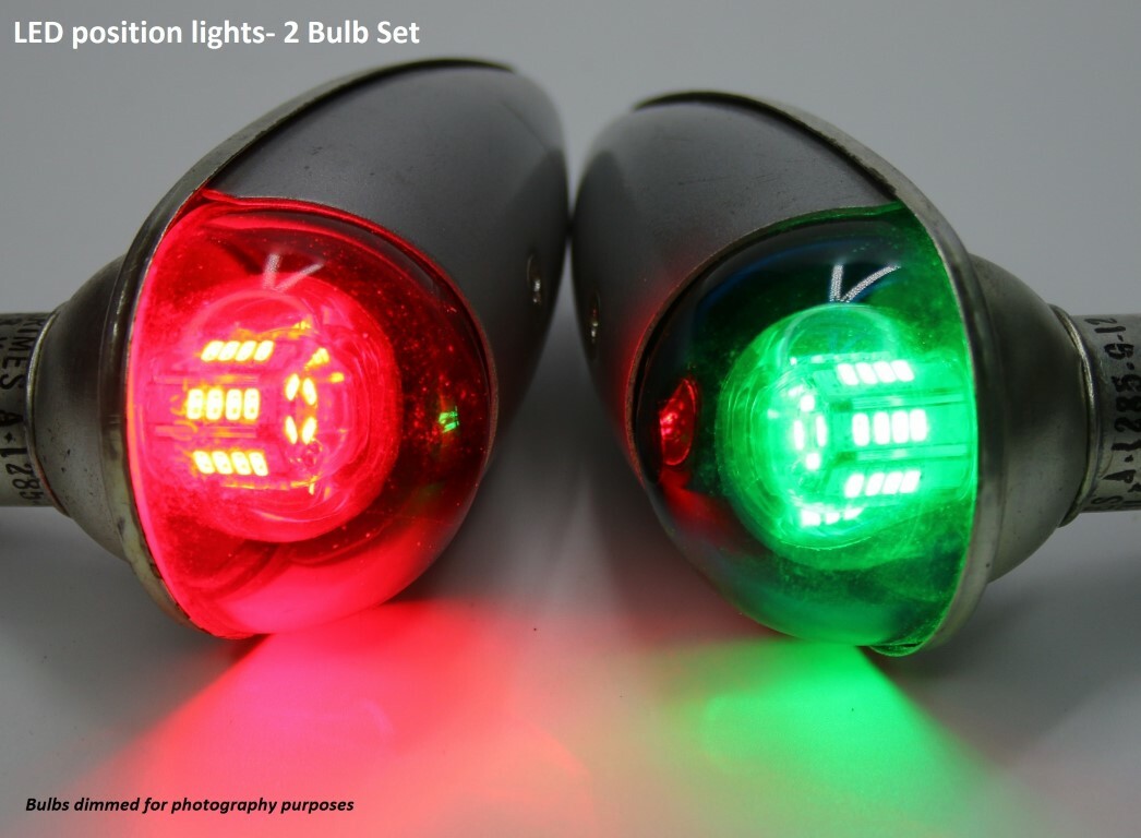 Whelen Grimes Nav Light Bulb RA-7512 W1290 Position LED Bulbs – 2 pack