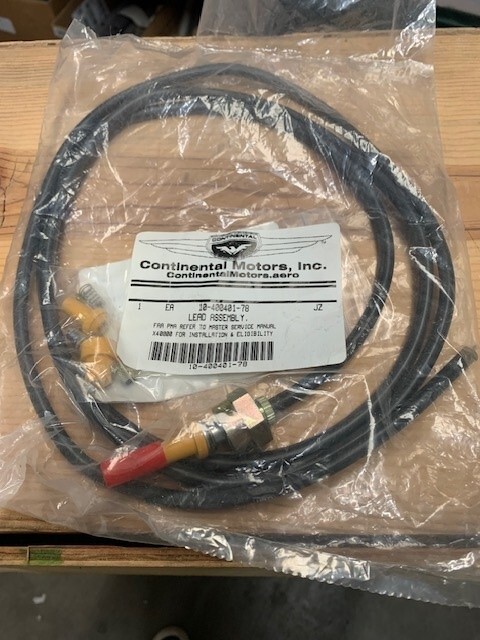 PIPER CONTINENTAL TCM 10-400401-78 IGNITION LEAD-NEW
