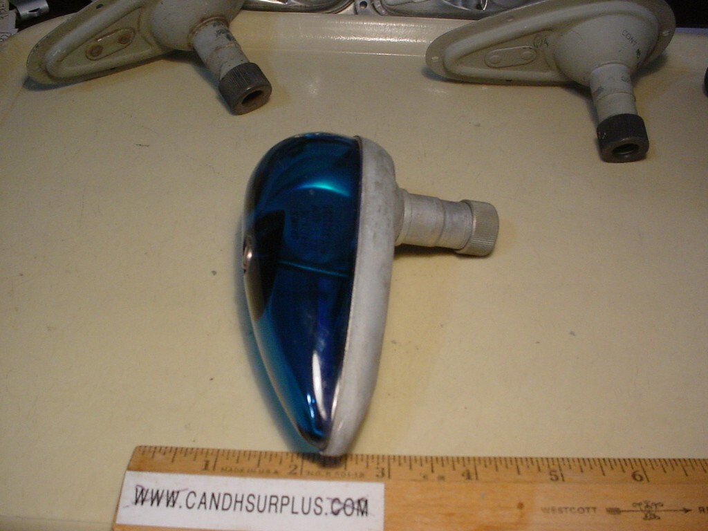 Grimes A-4174 vintage blue recognition light 24vdc