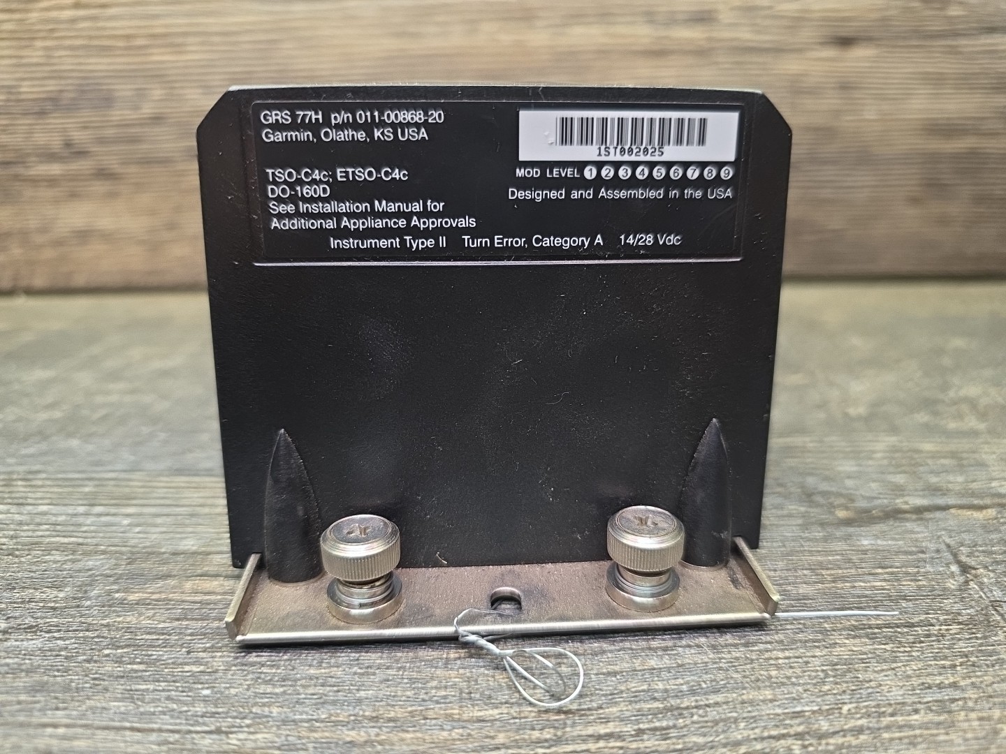 Untested Garmin GRS 77H Altitude Readiness System P/N:011-00868-20 S/N:1ST002025