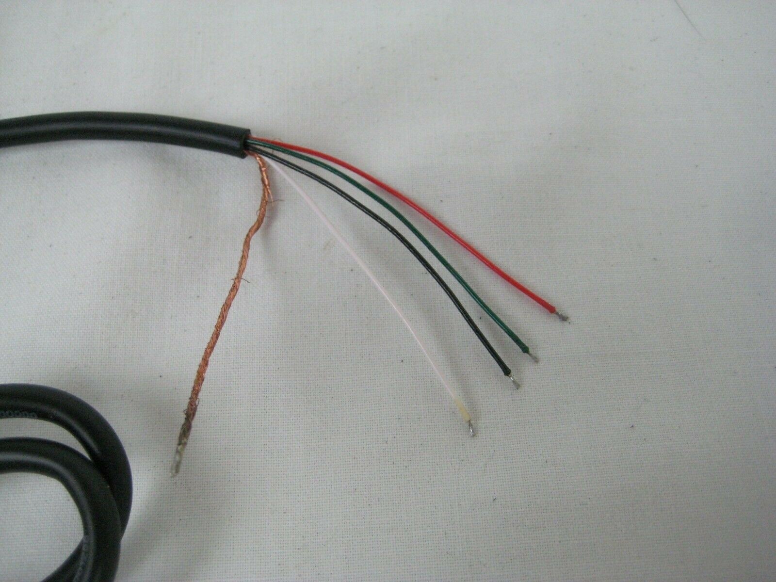 General Aviation Replacement Comm Cable Cord Twin Plug Audio Mic 5 conductor