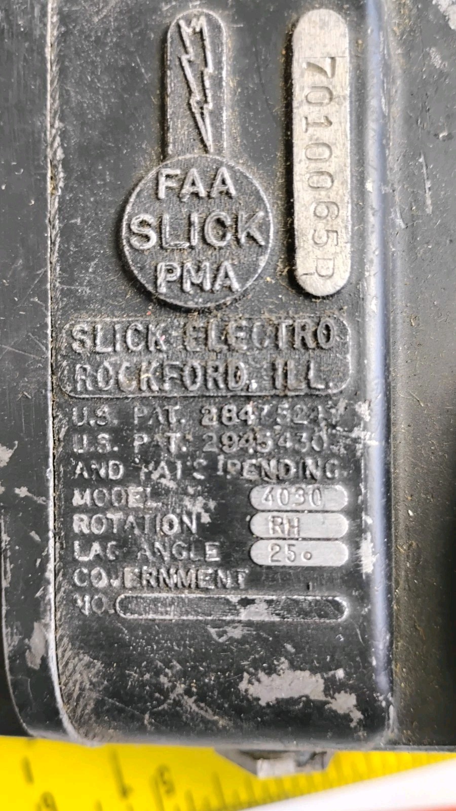 Champion Slick 4030 RH Aircraft Magneto FAA SLICK Magneto CORE NOT TESTED USA