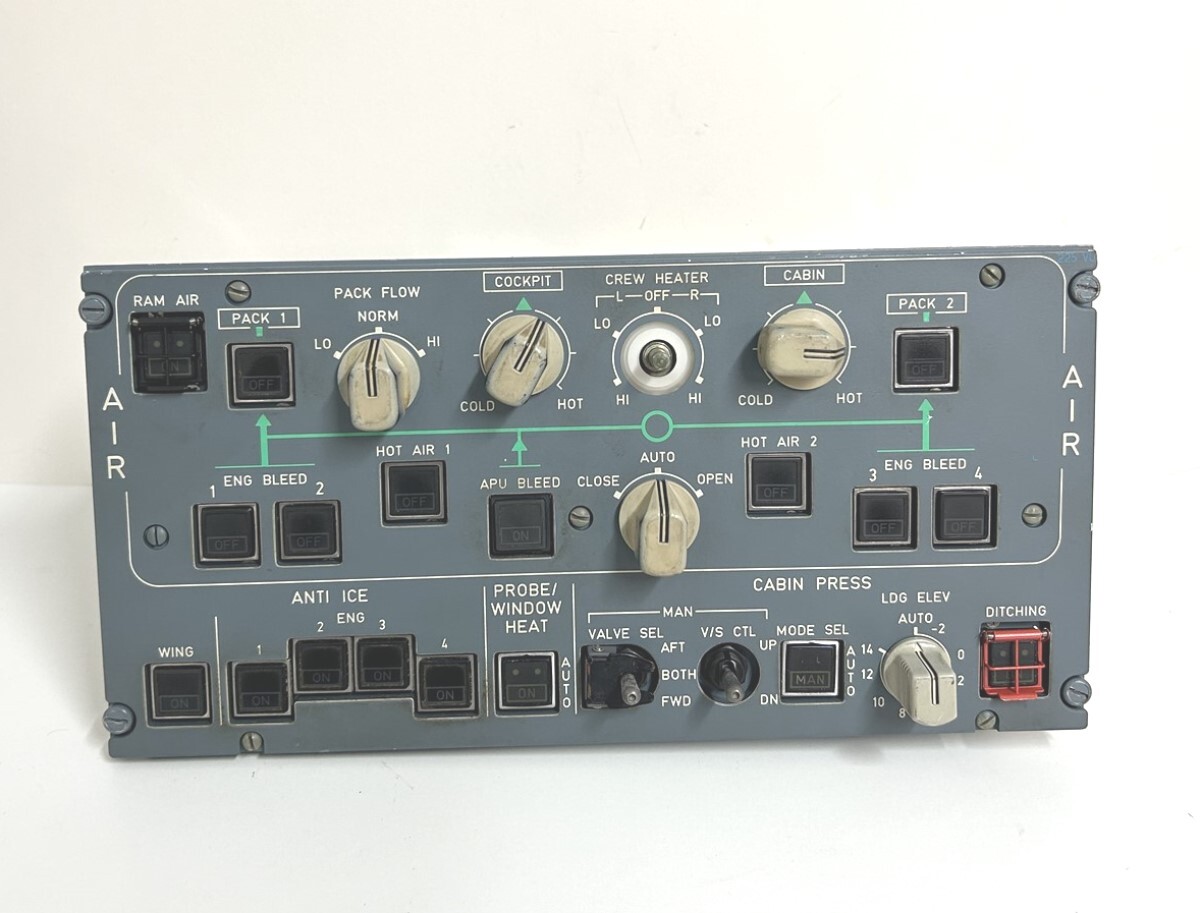 Airbus Aircraft 262VU Air Flow Control Panel F9251015000000