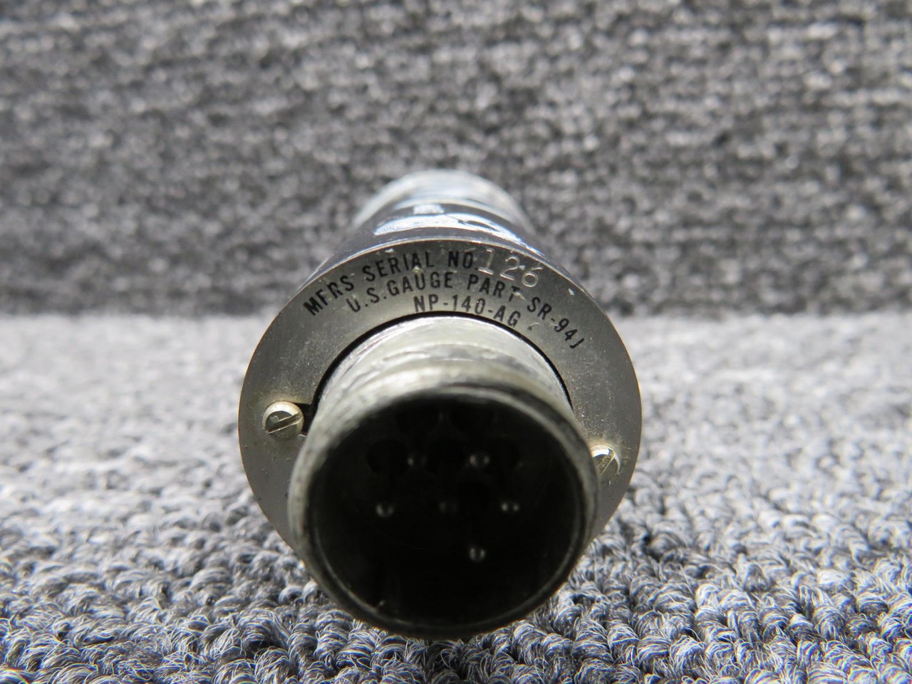 SR-94J (Alt:100-384050-3) U.S. Gauge Oil Pressure Indicator (26V)