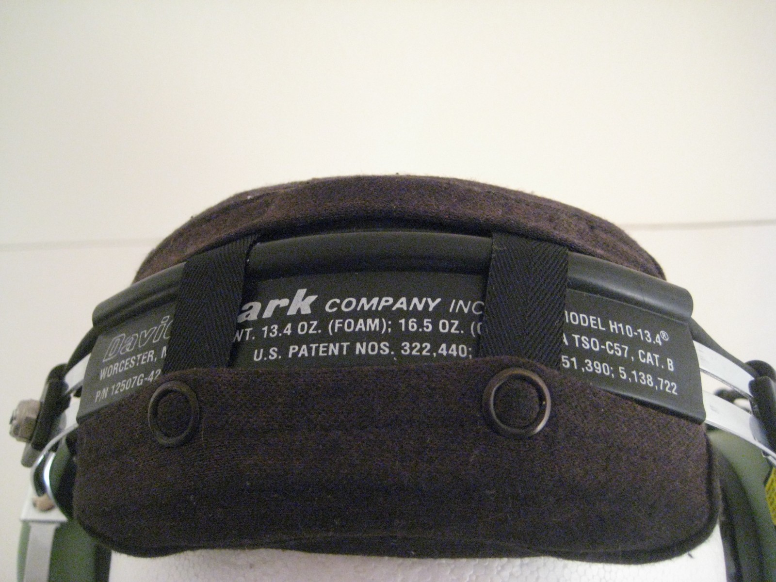 David Clark H10-13.4 Remanufactured General Aviation Headset with Volume Control