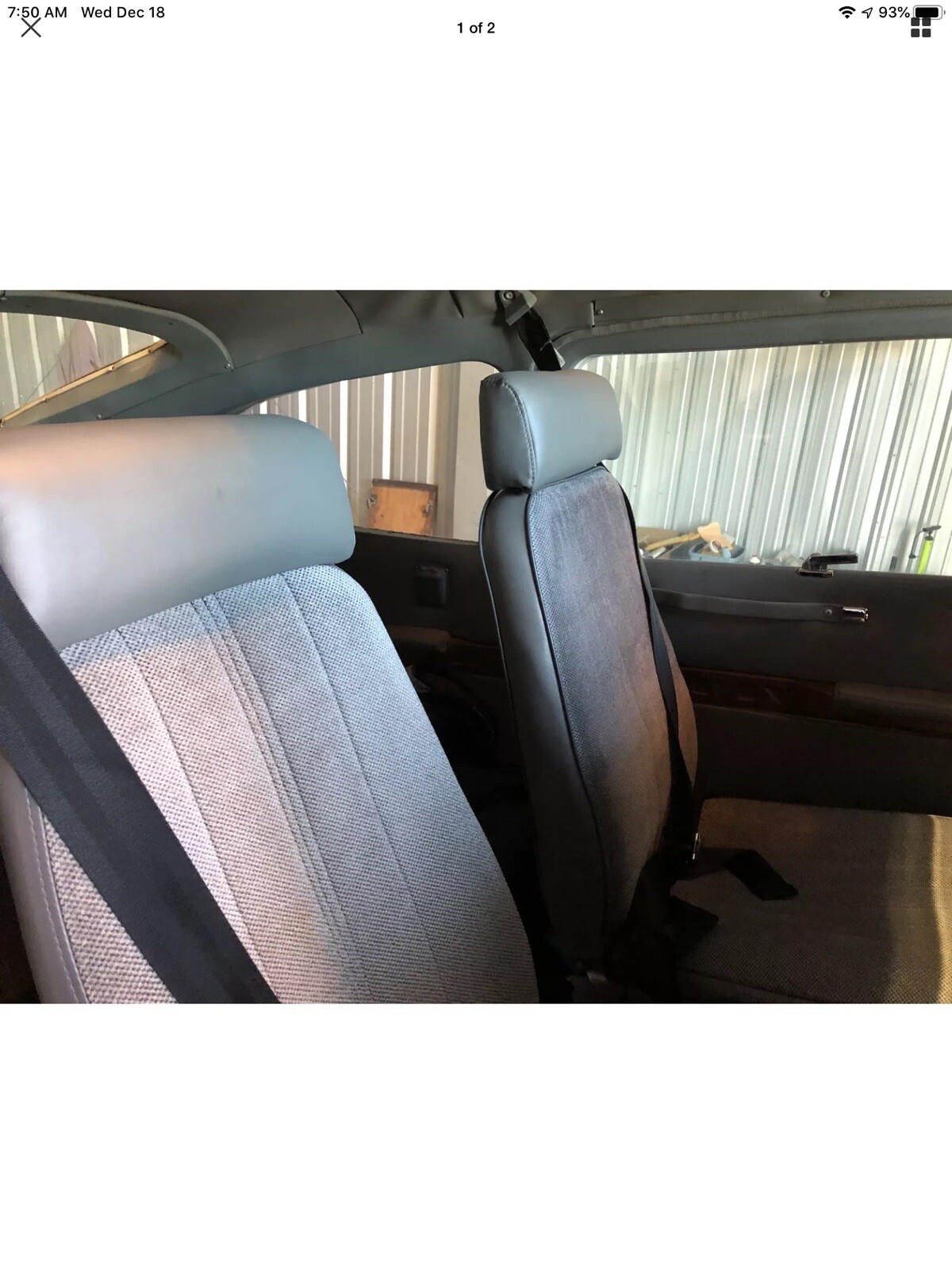 CESSNA HEADREST FAA/PMA APPROVED 172/177/180/182/185/206/207/210/337/early 310,