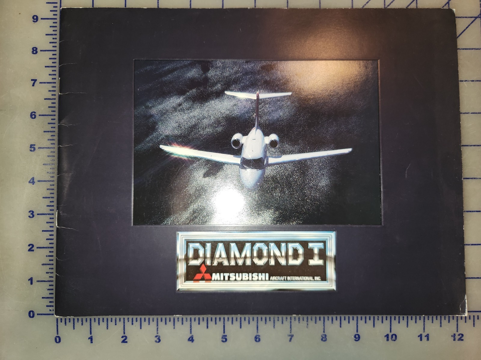 1980s Mitsubishi Diamond I Jet Plane Brochure Original