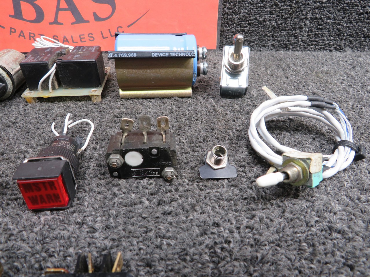 1999 Mooney M20R Goodie Bag with Switches, Relays, Jacks, Etc