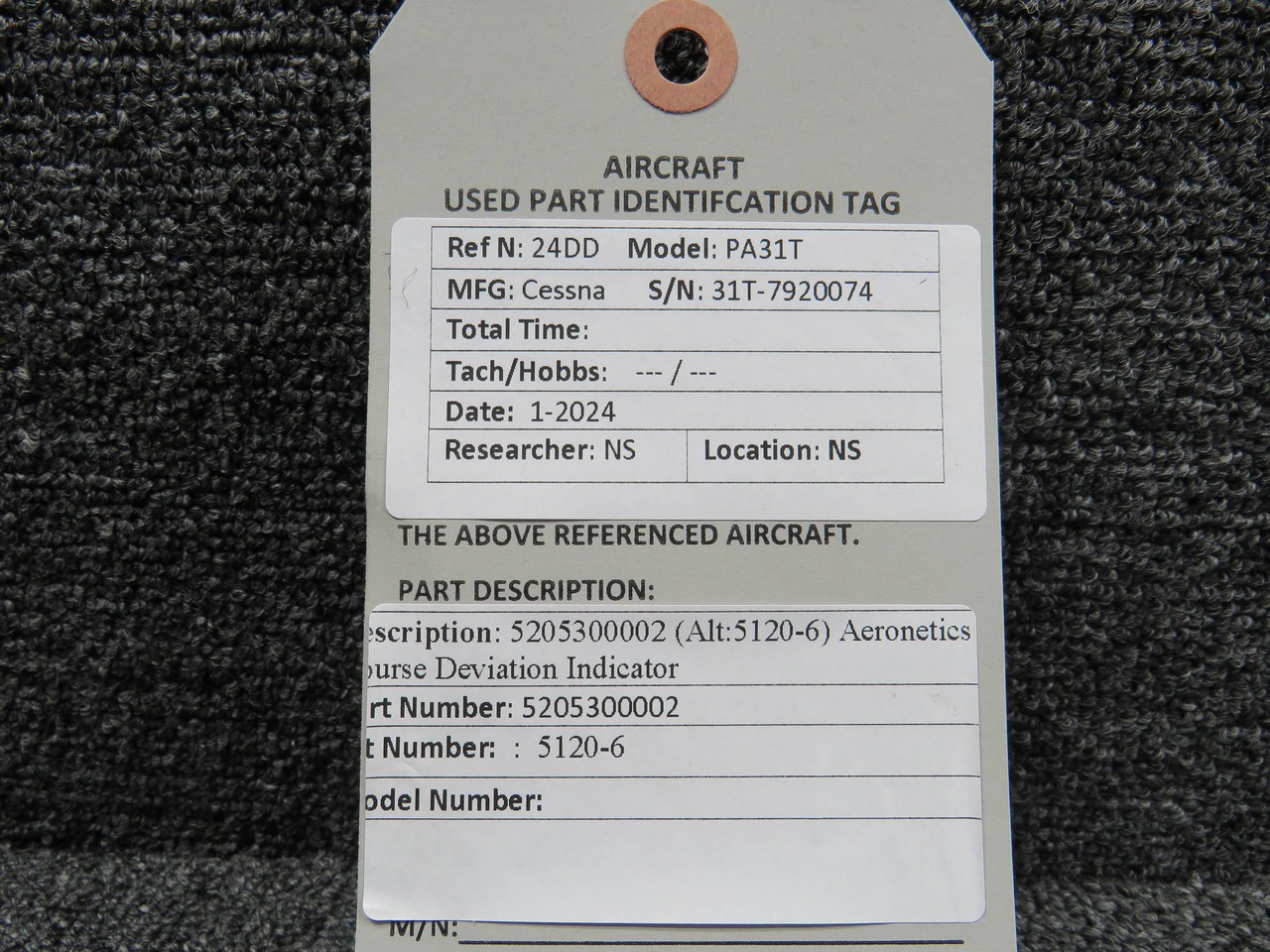 5205300002 (Alt:5120-6) Aeronetics Course Deviation Indicator