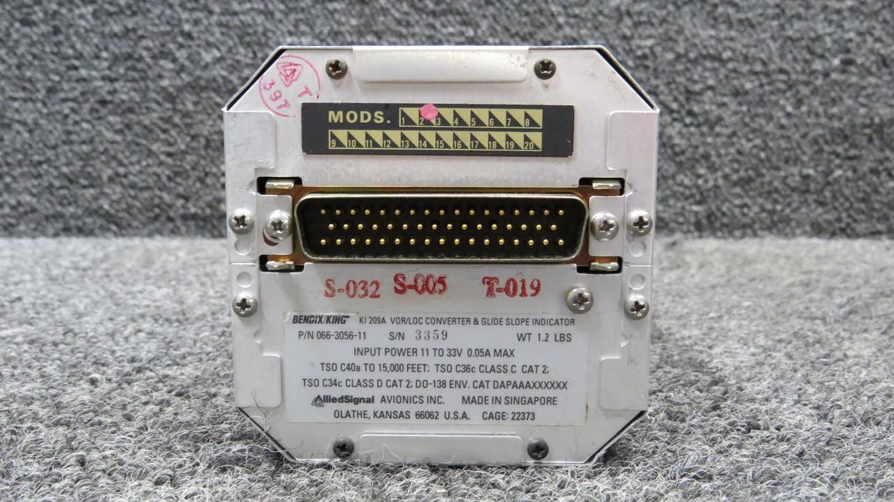 066-3056-11 Bendix King KI-209A VOR-LOC-Glideslope Indicator (11-33V) (Core)